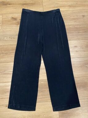 Chico's Traveler Navy Blue Elastic Waist Pull-On Pants XL